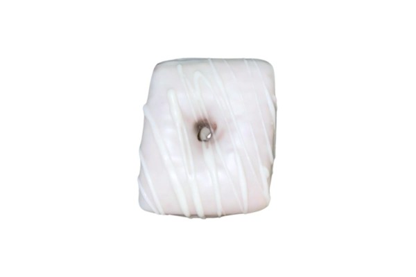 DONUTS CHOCOLATE BLANCO.- VEGANO