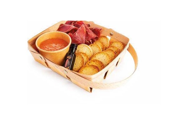 TOSTADITAS CON JAMÓN SERRANO